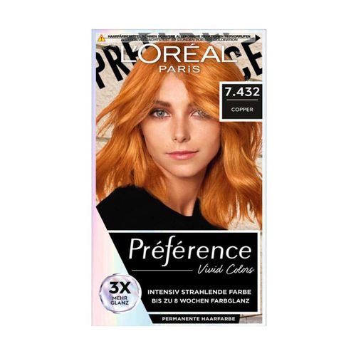 Colorations Coloration Préférence Vivid Colors - 7.432 Copper - L’Oréal Paris - Modalova