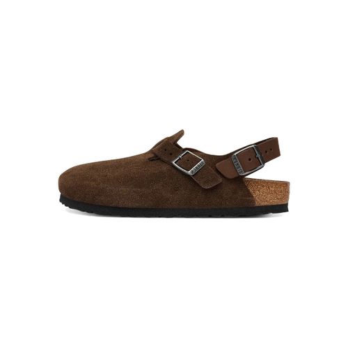 Sabots Boston Suede Leather Unisex Brown - BIRKENSTOCK - Modalova