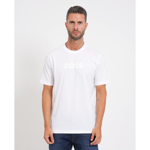 T-shirt T-shirt avec logo sur le devant - BOSS - Modalova