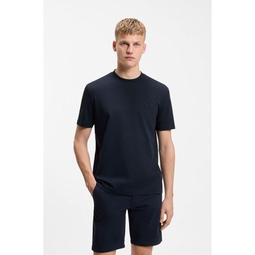 T-shirt BOSS T-shirt Interlock Navy - BOSS - Modalova