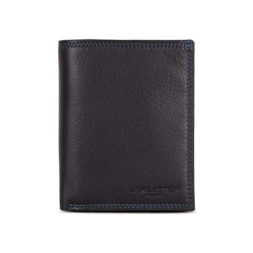 Portefeuille Portefeuille Européen cuir de vachette Anti Piratage Noir/Bleu - LANCASTER - Modalova