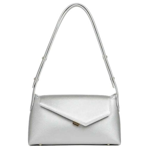 Sac bandoulière Besace Zoé 2.0 Argent - LANCASTER - Modalova