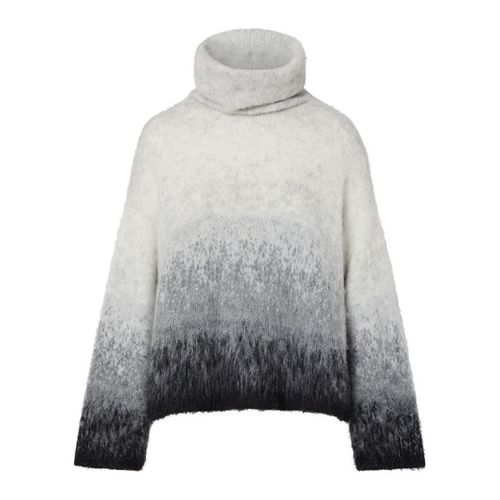 Pull Pull col roulé jacquard en laine brossée - Liu Jo - Modalova