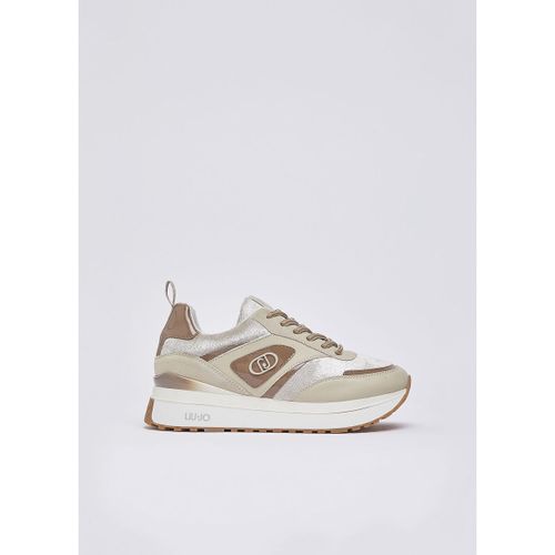 Baskets Sneakers plateforme effet velours - Liu Jo - Modalova
