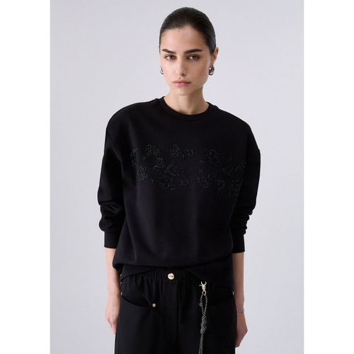 Sweat-shirt Sweat avec applications bijou - Liu Jo - Modalova