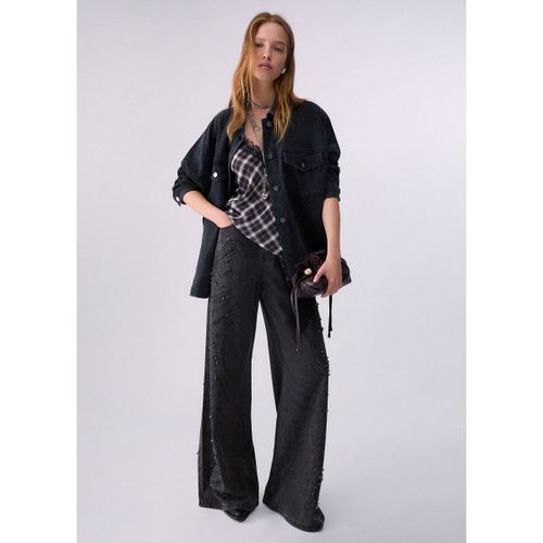Jeans Jean flare avec sertis bijoux - Liu Jo - Modalova
