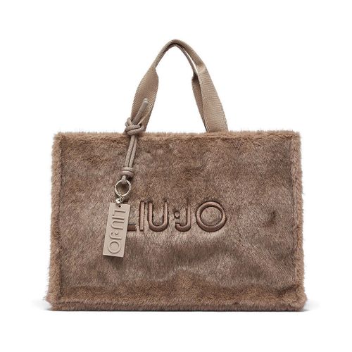 Sac à main Sac tote grand format en teddy - Liu Jo - Modalova