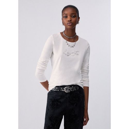 T-shirt T-shirt manches longues avec paillettes - Liu Jo - Modalova