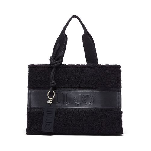 Sac à main Sac tote format petit en teddy - Liu Jo - Modalova