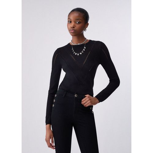 Pull Liu Jo Maille avec découpes - Liu Jo - Modalova
