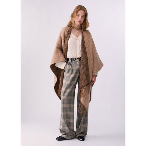 Ponchos / Capes de pluie Poncho monogramme jacquard - Liu Jo - Modalova