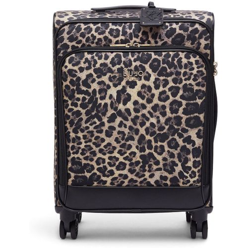 Valise Trolley avec imprimé animalier - Liu Jo - Modalova