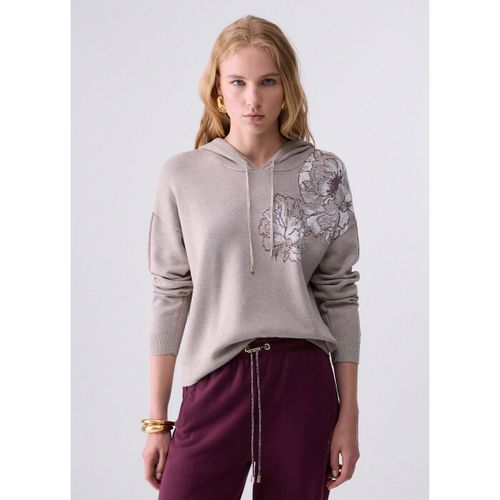 Sweat-shirt Maille jacquard à capuche - Liu Jo - Modalova