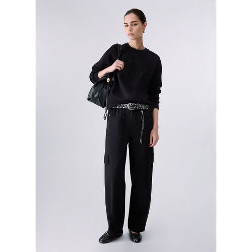 Pantalon Pantalon oversize avec charm - Liu Jo - Modalova