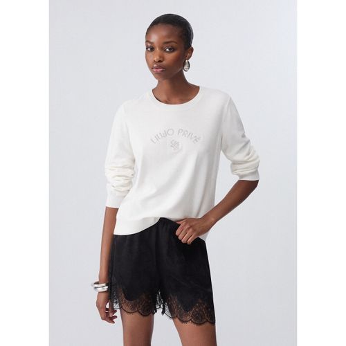 Sweat-shirt Maille avec micro paillettes - Liu Jo - Modalova
