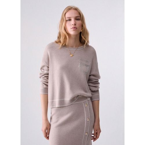 Pull Liu Jo Maille avec impunture - Liu Jo - Modalova