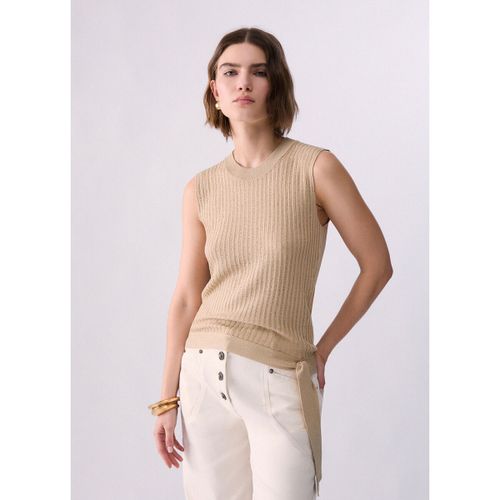 Blouses Top en maille avec nœud - Liu Jo - Modalova