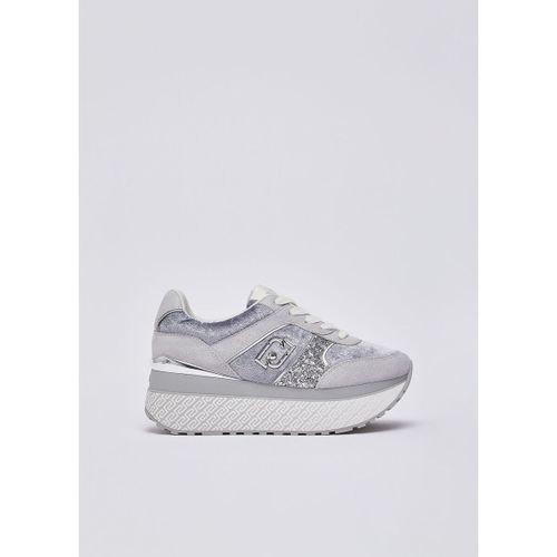 Baskets Sneakers super platform effet velours - Liu Jo - Modalova
