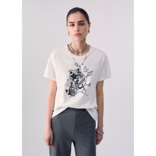 T-shirt T-shirt avec procione rock - Liu Jo - Modalova
