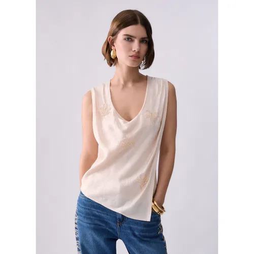 Blouses Top avec broderies bijoux - Liu Jo - Modalova
