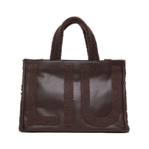 Sac à main Cabas grand format avec logo - Liu Jo - Modalova