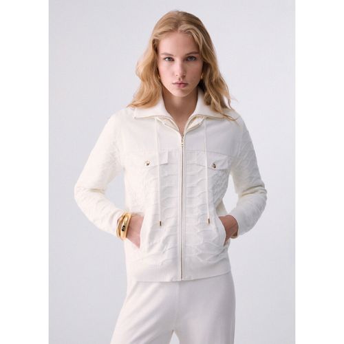 Pull Maille zippé et capuche - Liu Jo - Modalova