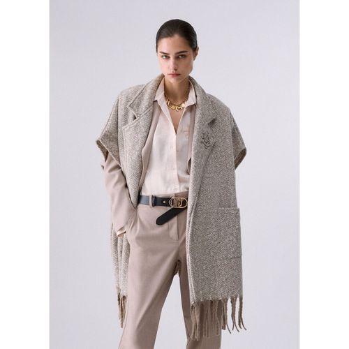 Manteau Liu Jo Poncho long jacquard - Liu Jo - Modalova