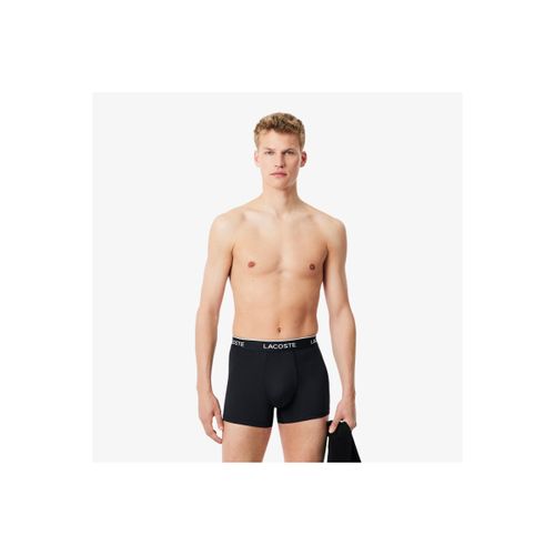 Caleçons Lot de 3 Boxers Microfibre Noir - Lacoste - Modalova