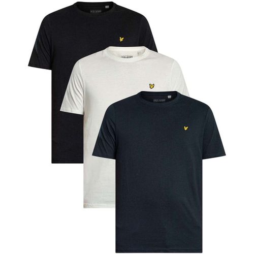T-shirt Lot de 3 t-shirts unis légers - Lyle & Scott - Modalova