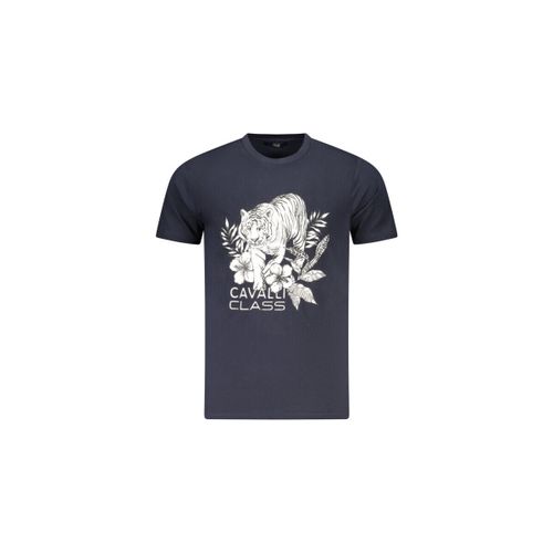T-shirt T-SHIRT À MANCHES COURTES BLEU - Roberto Cavalli - Modalova
