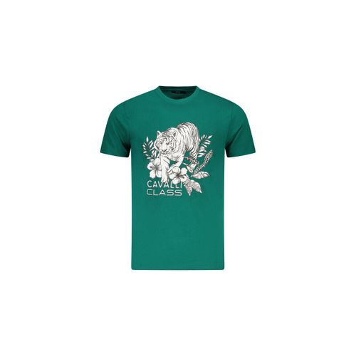 T-shirt T-SHIRT À MANCHES COURTES VERT - Roberto Cavalli - Modalova