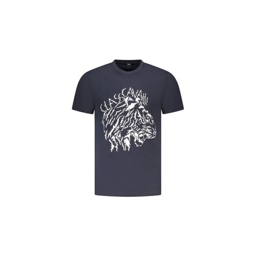 T-shirt T-SHIRT À MANCHES COURTES BLEU - Roberto Cavalli - Modalova