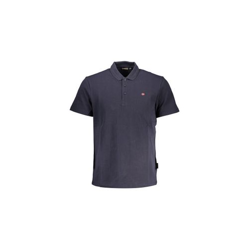 Polo POLO MANCHES COURTES BLEU - Napapijri - Modalova