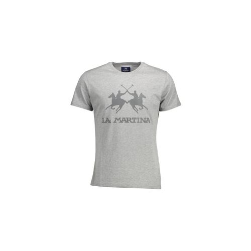 T-shirt T-SHIRT MANCHES COURTES GRIS - La Martina - Modalova