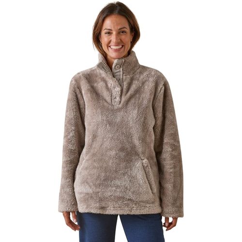 Polaire by - Sweat-shirt col montant maille douce - Daxon - Modalova