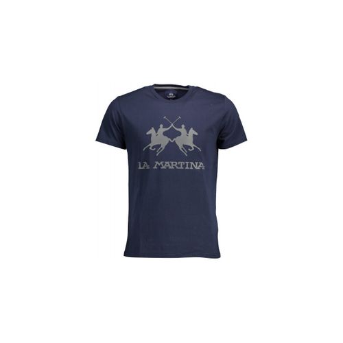 T-shirt T-SHIRT À MANCHES COURTES BLEU - La Martina - Modalova