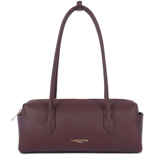 Sac à main Sac trotteur Zippé Donna Cube Bordeaux Foncé - LANCASTER - Modalova