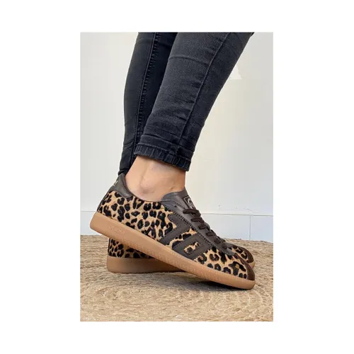 Baskets basses - Sneakers SHELLY Léopard - Back 70 - Modalova