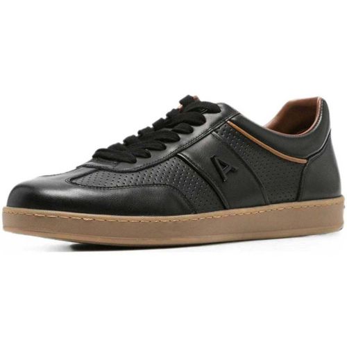 Baskets basses Men's Black Low Top Sneakers - Alberto Gozzi - Modalova