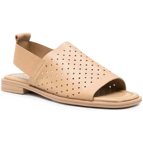 Sandales plates Women's Beige Open-Toe Slingback Sandals - Sergio Moretti - Modalova