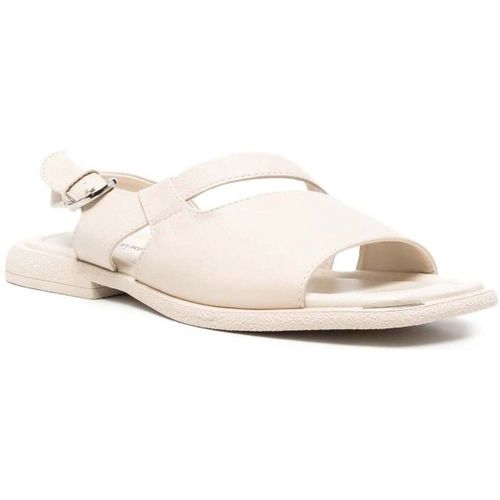 Sandales plates Women's Beige Open-Toe Slingback Sandals - Sergio Moretti - Modalova