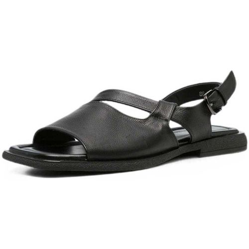 Sandales plates Women's Black Open-Toe Slingback Sandals - Sergio Moretti - Modalova