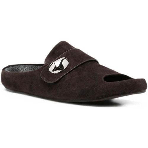 Mules Women's Brown Wedge Open-Toe Mules - Sergio Moretti - Modalova