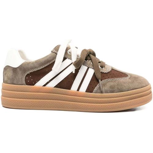 Baskets basses Women's Green Wedge Low Top Sneakers - Sergio Moretti - Modalova