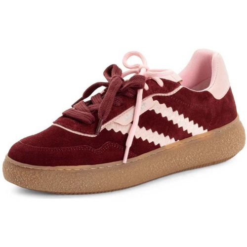Baskets basses Women's Red Low Top Sneakers - Tamaris - Modalova