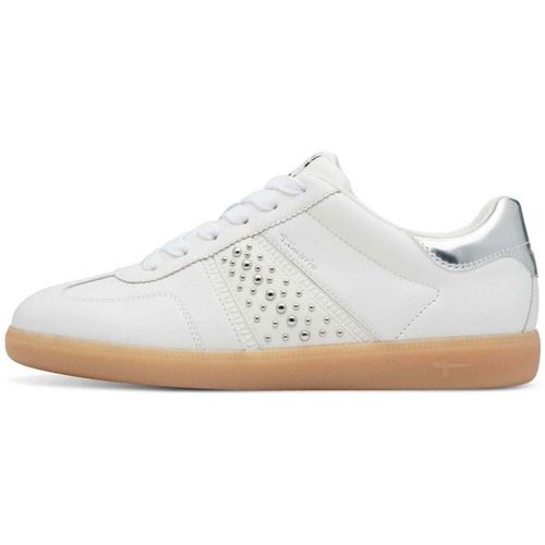 Baskets basses Women's White Low Top Sneakers - Tamaris - Modalova