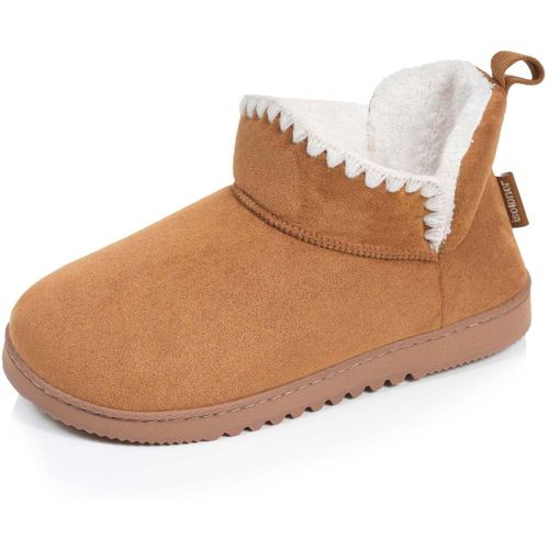 Chaussons Chaussons Bottillons suédine - semelle crantée - Isotoner - Modalova