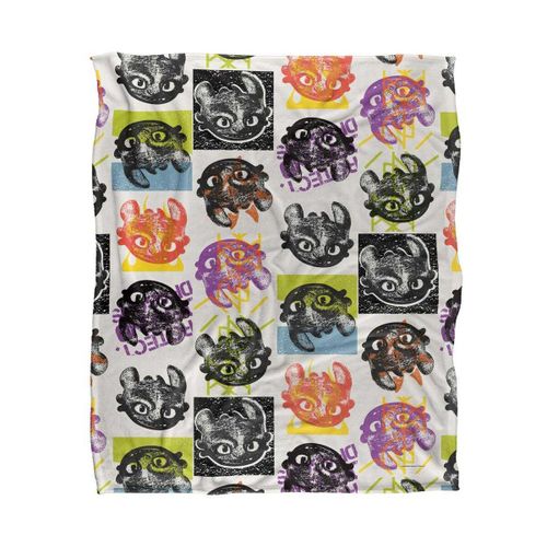 Couvertures 152 cm x 127 cm TV39539 - How To Train Your Dragon - Modalova