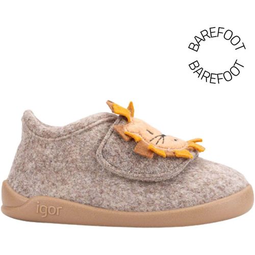 Chaussons bébé Chaussons Barefoot Homie Leon Taupe - IGOR - Modalova