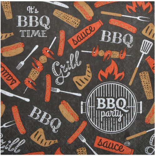 Serviettes de table 20 serviettes en papier BBQ Party - U10 - Modalova